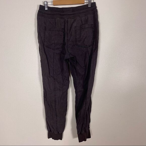 A by Anthropologie Brown Jogger Lyocell Pants - Picture 2 of 8